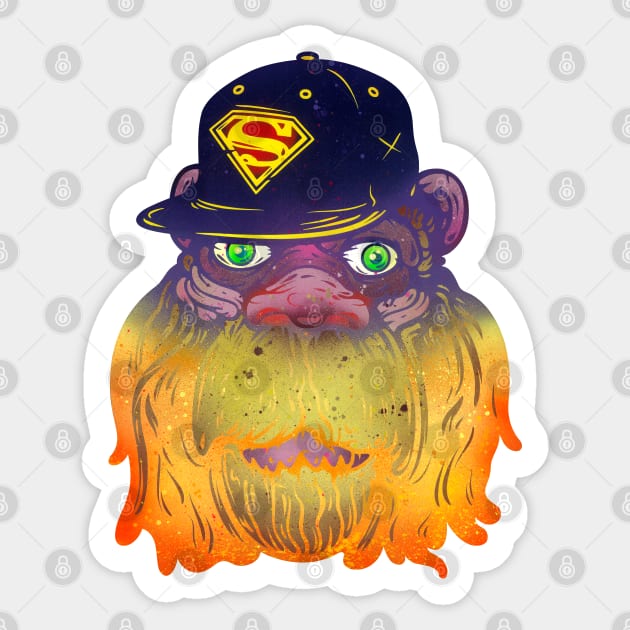 Super Squatch Sticker by BeeryMethod